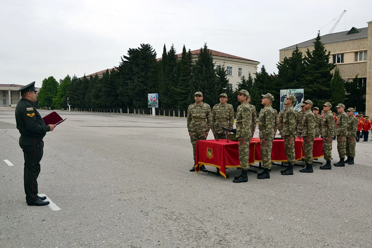 Military oath-taking ceremonies held in Azerbaijani Army 