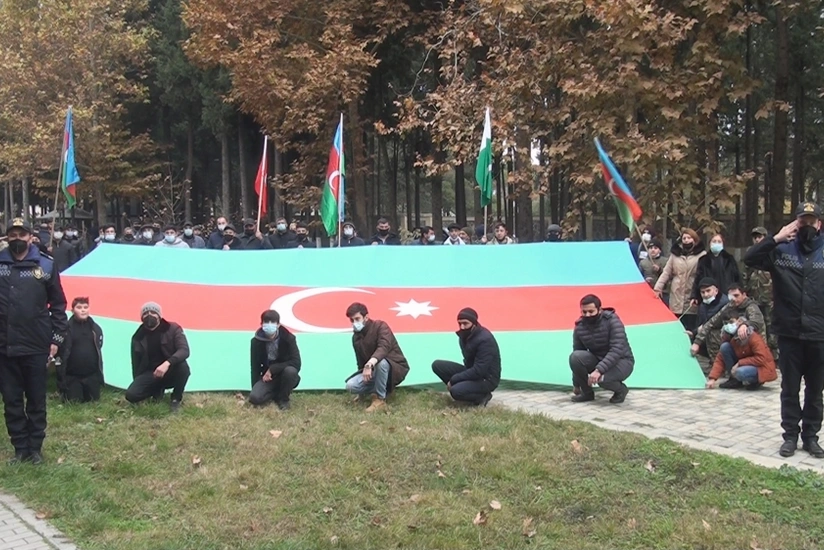В Товузе почтили память шехидов