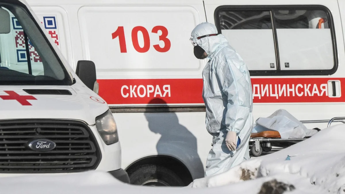 Russia records over 8,400 COVID cases per day