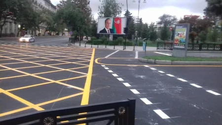 Bakıda yol hərəkətinin təşkilində daha bir yenilik tətbiq edilib - FOTO
