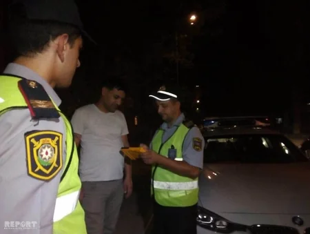 Mingəçevirdə piyadalara qarşı reyd keçirilib, 35 nəfər cərimələnib - FOTO