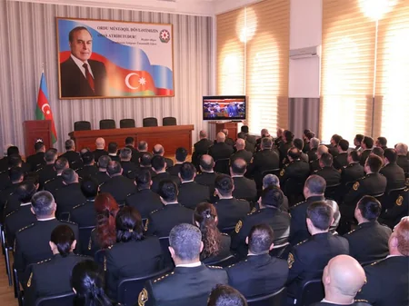 Dövlət Xidmətində Heydər Əliyevin vəfatının 15-ci ildönümü ilə əlaqədar anım mərasimləri keçirilib