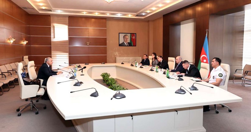 Şahin Bağırov Qəbələdə vətəndaşları qəbul edib