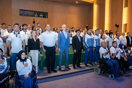 Dünya və Avropa çempionatlarına yola düşəcək paralimpiyaçılarla görüş keçirilib