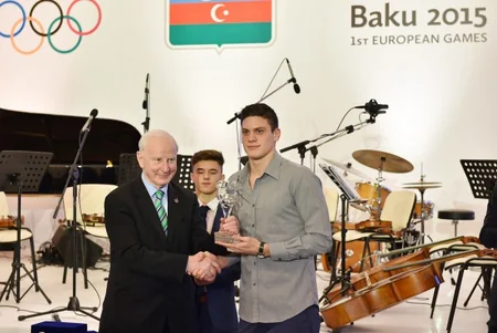 Azərbaycan Prezidenti və xanımı Avropa Olimpiya Komitəsinin 43-cü Baş Assambleyasının iştirakçılarının şərəfinə verilən ziyafətdə iştirak ediblər