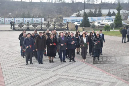 Azərbaycanın şimal rayonlarında ulu öndərin xatirəsi yad edilib