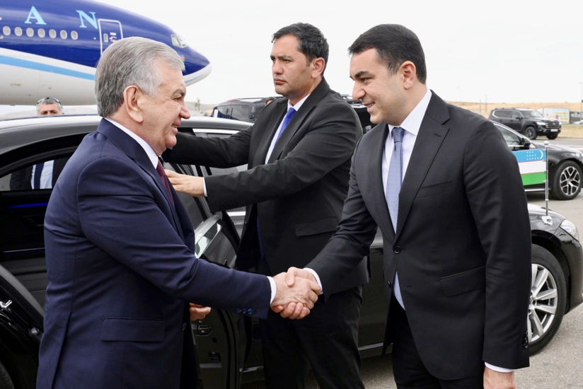 Şavkat Mirziyoyevin Azərbaycana səfəri başa çatıb