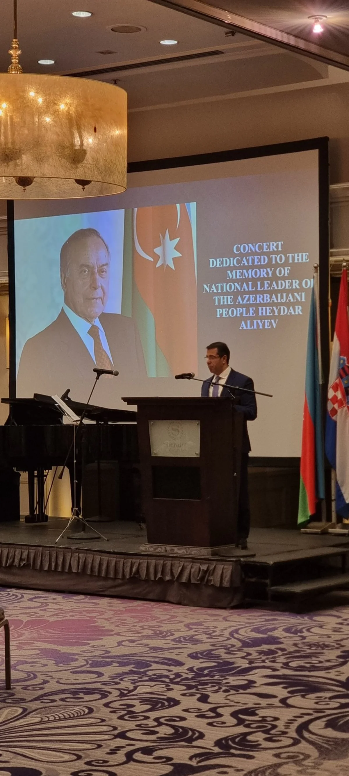 Xorvatiyada Heydər Əliyevin xatirəsi yad edilib