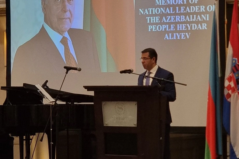 Xorvatiyada Heydər Əliyevin xatirəsi yad edilib