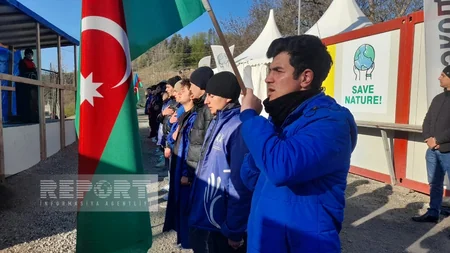 Yüksək əhvali-ruhiyyə: Xankəndi-Laçın yolunda aksiyanın 136-cı günü