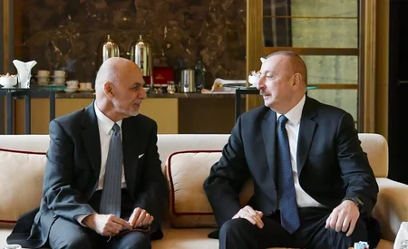 President Ilham Aliyev met with Afghan President Mohammad Ashraf Ghani