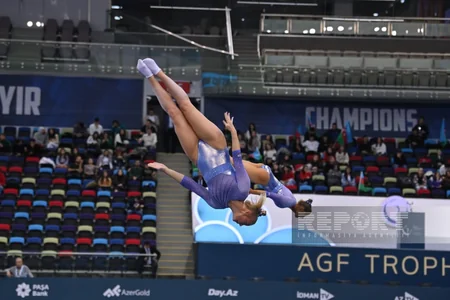 Bakıda batut gimnastikası üzrə Dünya Kubokuna start verilib - FOTOREPORTAJ