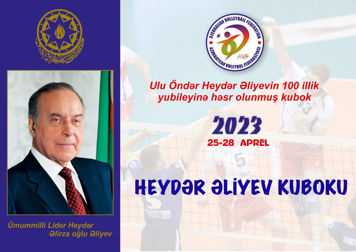 Voleybol üzrə Heydər Əliyev kubokunun finalçıları müəyyənləşib