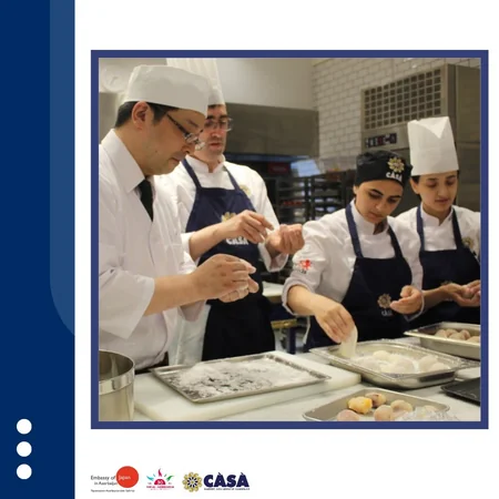 Baku hosts master class on making traditional Japanese sweets