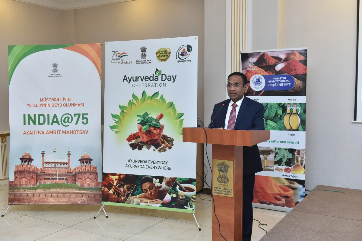 Indian Embassy in Baku celebrates Ayurveda Day