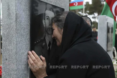 Vətən müharibəsi şəhidlərinin anım günü ilə bağlı məzarları ziyarət olunub