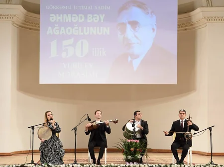 Əhməd bəy Ağaoğlunun anadan olmasının 150 illik yubileyi qeyd edilib