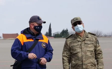 Rusiya FHN-in növbəti pirotexniklər qrupu Azərbaycana gəlib