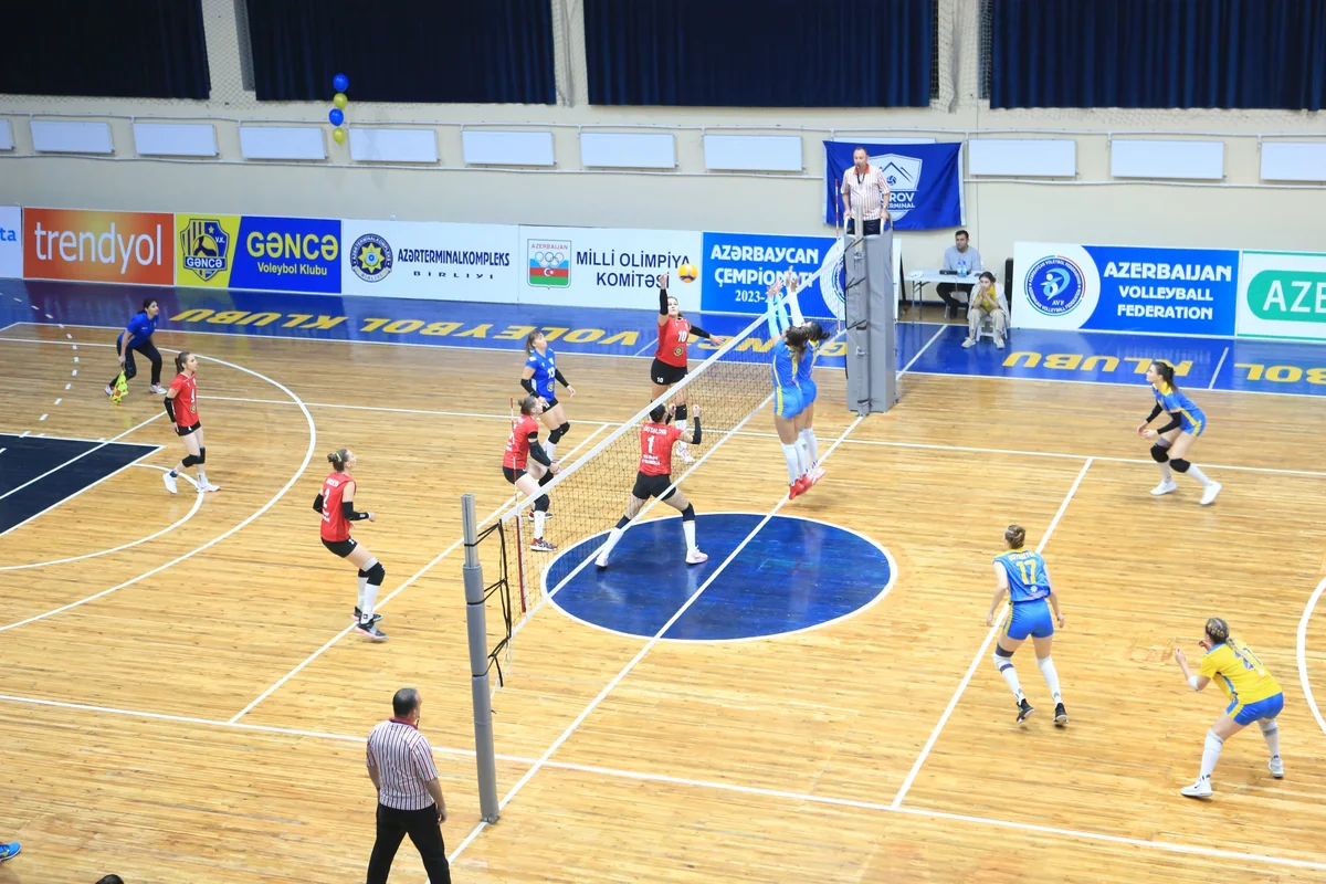 Voleybol üzrə Azərbaycan çempionatında daha bir oyun keçirilib