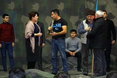 Qarabağ müharibəsi veteranına “Hərbi xidmətlərə görə” medalı təqdim olunub