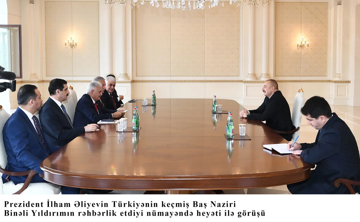 Prezident İlham Əliyev Binəli Yıldırımı qəbul edib