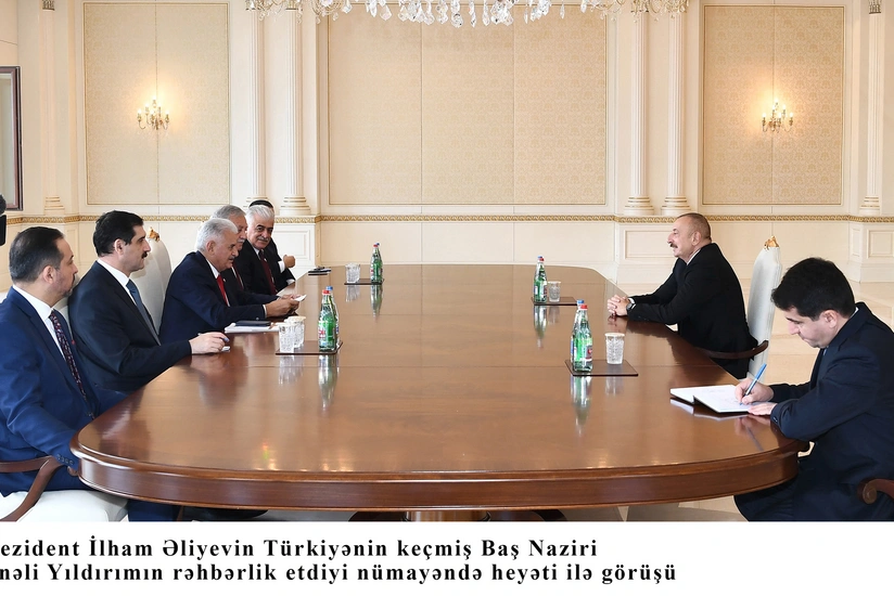 Prezident İlham Əliyev Binəli Yıldırımı qəbul edib