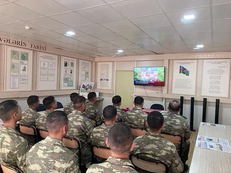 Azərbaycan Ordusunda Tovuz döyüşlərinin ildönümü ilə bağlı silsilə tədbirlər keçirilib