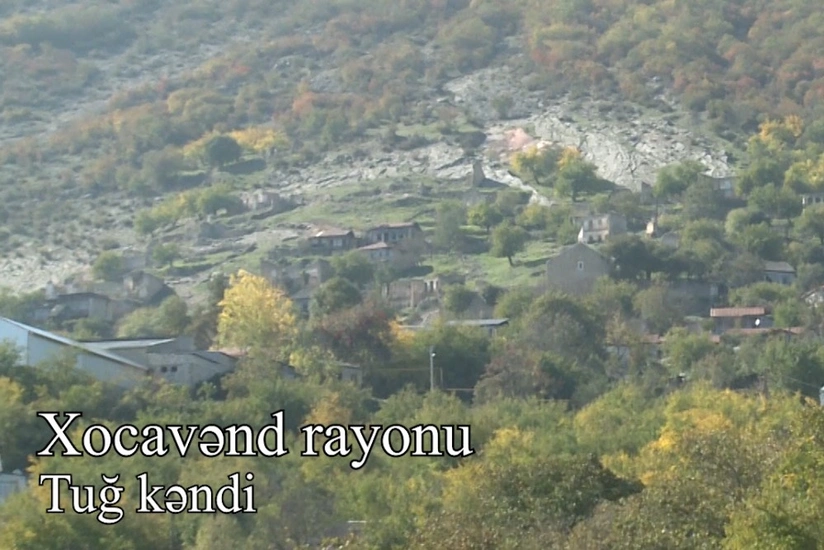 İşğaldan azad olunan Tuğ kəndinin görüntüləri