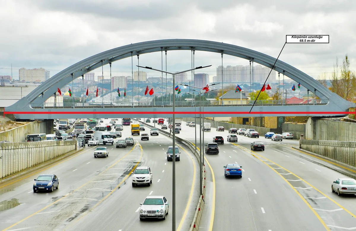 Xırdalan dairəsi yaxınlığında dəmir yolu körpüsünün tikintisi başa çatıb