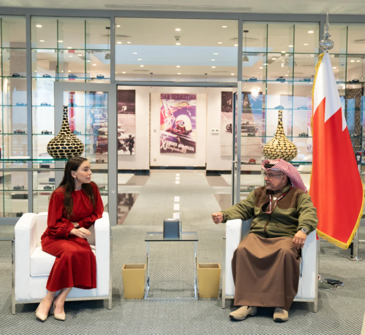 Leyla Aliyeva meets with prime minister of Bahrain