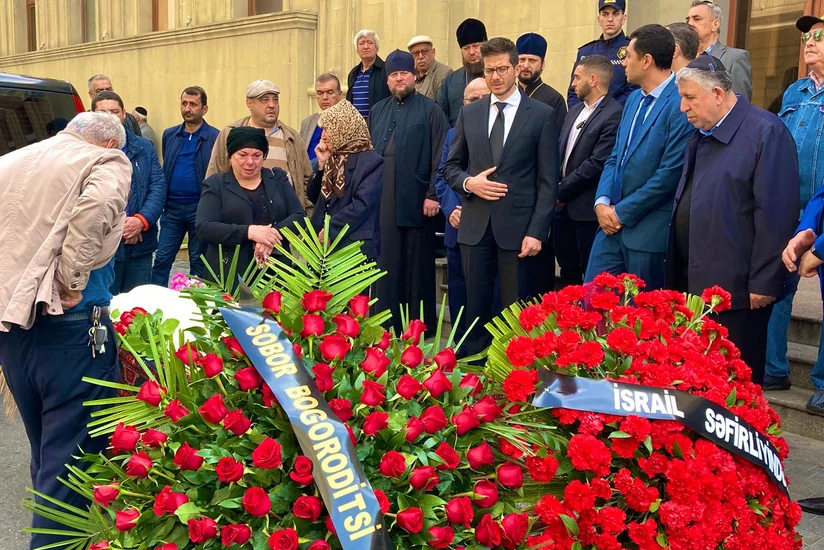 В Баку простились с бывшим главой общины горских евреев Азербайджана