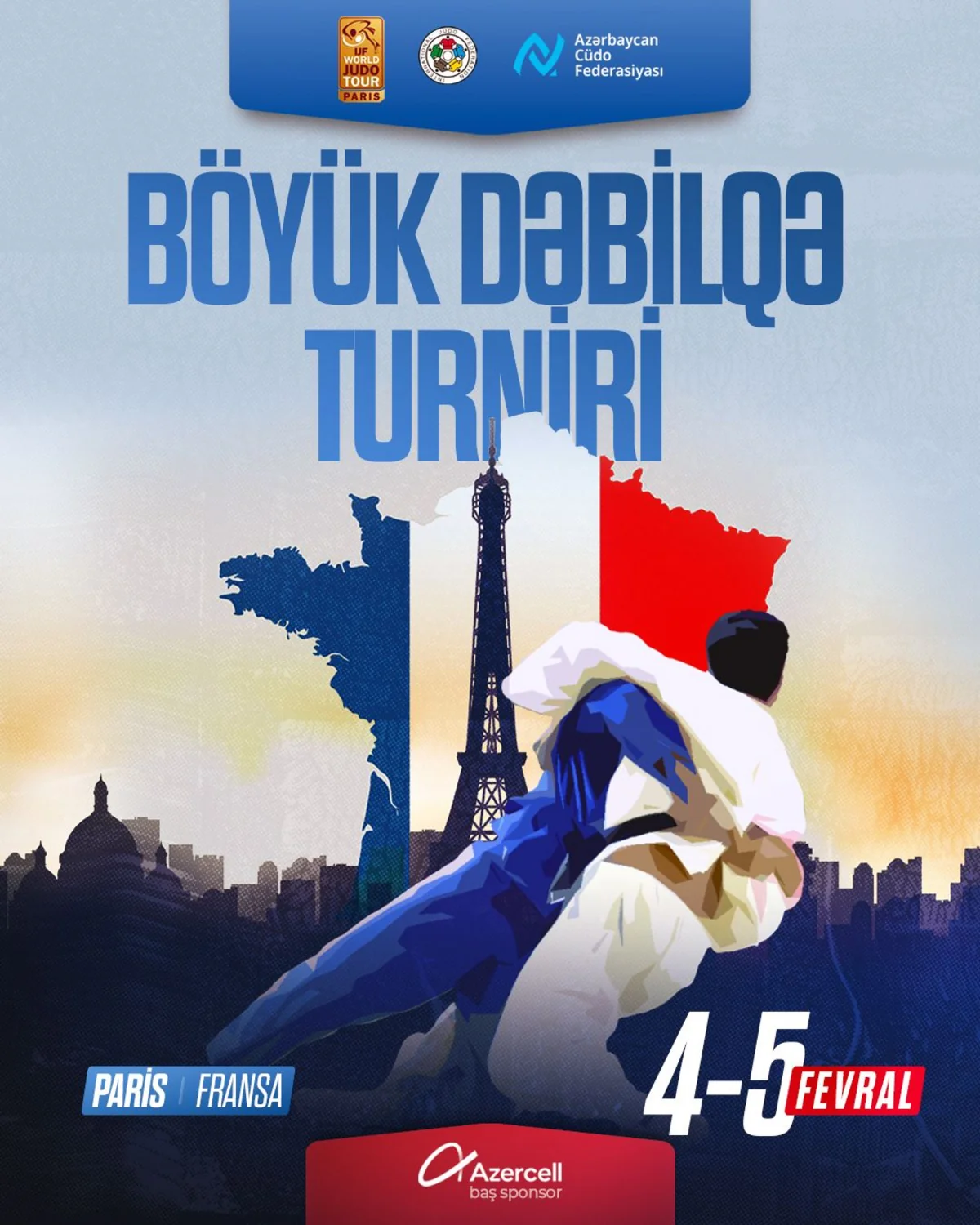 Parisdəki Böyük Dəbilqəyə qatılacaq Azərbaycan cüdoçuları bəlli olub