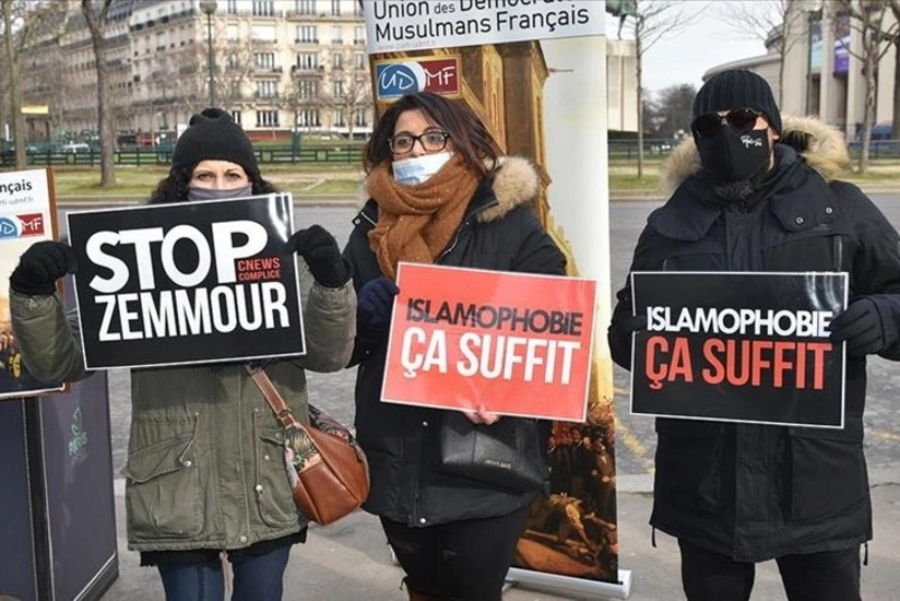 Protest in Paris over anti-Muslim draft law