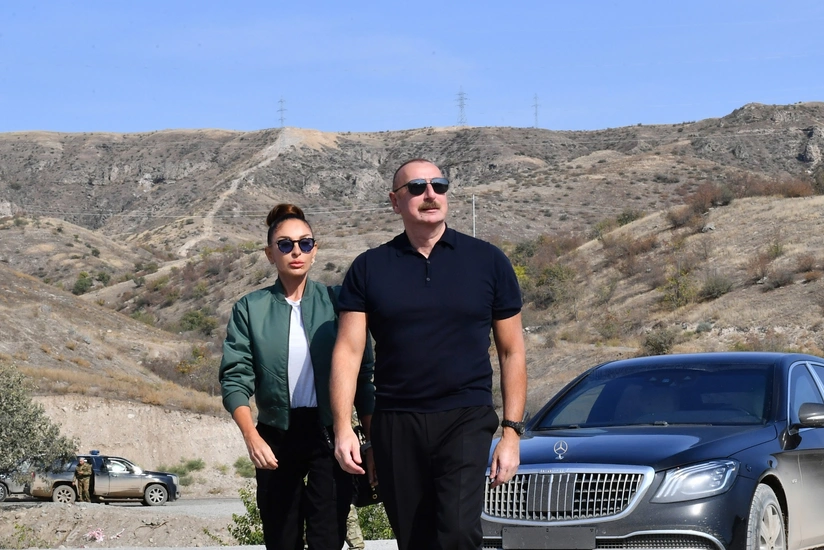 İlham Əliyev və Mehriban Əliyeva Şuşada bir sıra tədbirlərdə iştirak ediblər