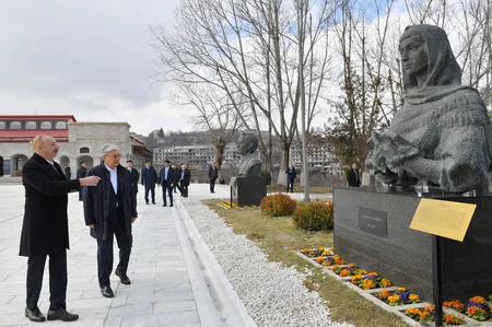 Azərbaycan və Qazaxıstan prezidentləri Şuşaya səfər ediblər - YENİLƏNİB