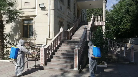 Göyçayda dezinfeksiya işləri aparılır