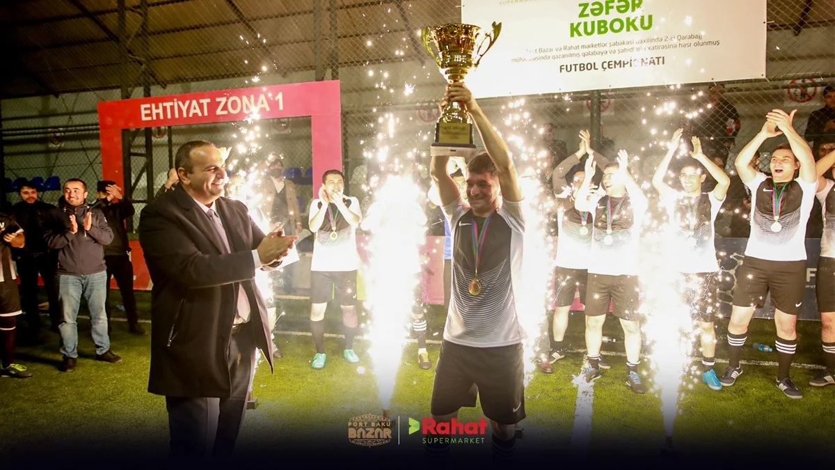 “Zəfər Kuboku” futbol çempionatının qalibləri mükafatlandırıldı