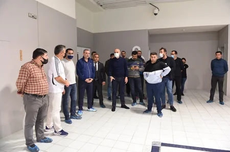 Su İdmanı Sarayında jurnalistlər üçün tanışlıq turu təşkil olunub