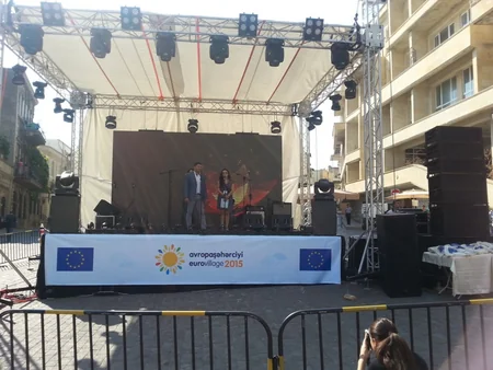 Bakıda “Avropa şəhərciyi”nin açılışı olub - FOTO