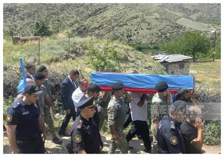 Şəmkirdə Birinci Qarabağ müharibəsinin şəhidi Əhliman Əsgərov dəfn edilib - YENİLƏNİB