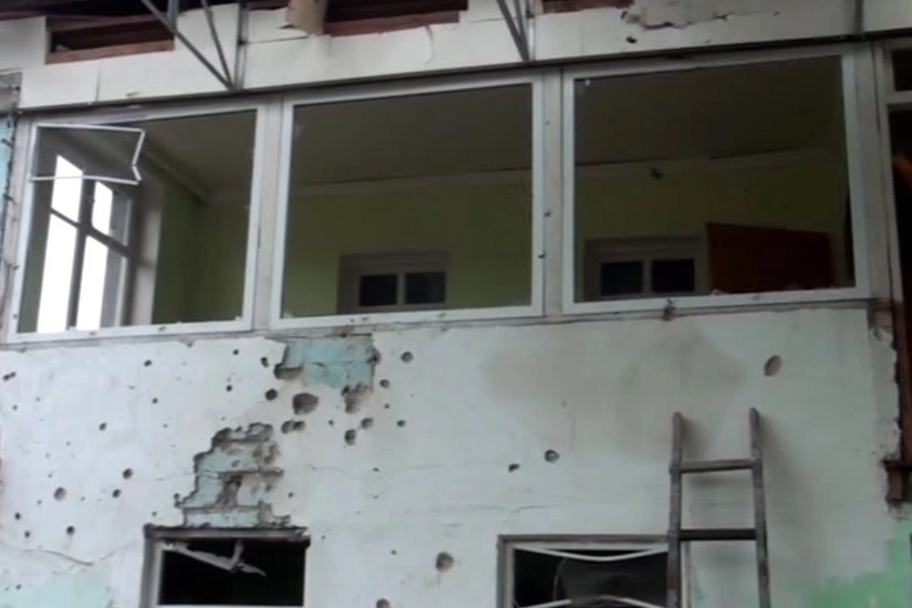 Ermənilərin mərmi yağdırdığı kənddən reportaj