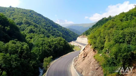 Toğanalı-Kəlbəcər-İstisu avtomobil yolu layihəsi üzrə işlər 41 % icra edilib