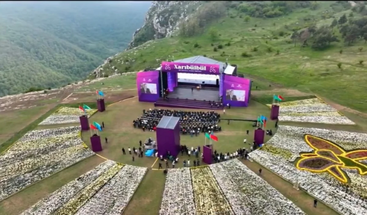 Mehriban Əliyeva “Xarıbülbül” Beynəlxalq Musiqi Festivalından paylaşım edib