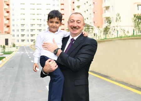 President Ilham Aliyev inaugurated Gobu Park-2 residential complex for IDPs in Garadagh district