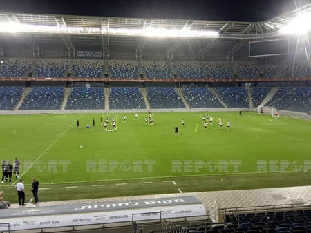 Neftçi Sammi Ofer stadionunda məşqə çıxıb