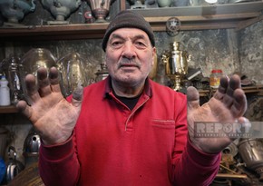 Dəyəri 10 min manat olan samovar, məmur aftafası və nadir əşyalar - Qalayçı emalatxanasından REPORTAJ