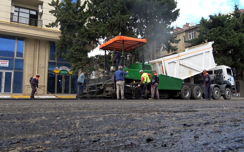 Nərimanov rayonunun yol problemi həll edilir 