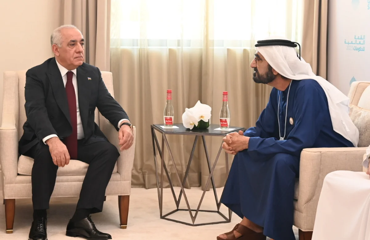 Azərbaycanın Baş naziri BƏƏ-nin vitse-prezidenti ilə görüşüb