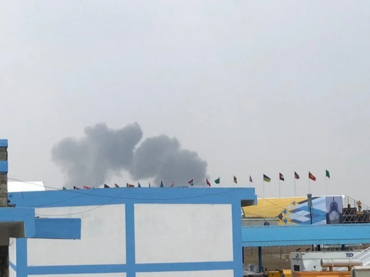 1 pilot dies after two Surya Kiran jets collide - PHOTO - VIDEO