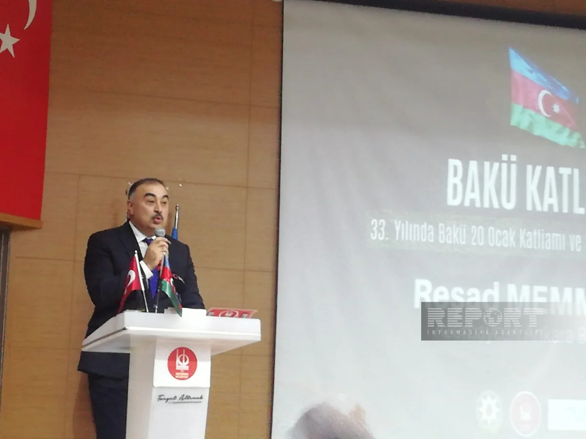 Ankarada Bakı qətliamı adlı tədbir keçirilib